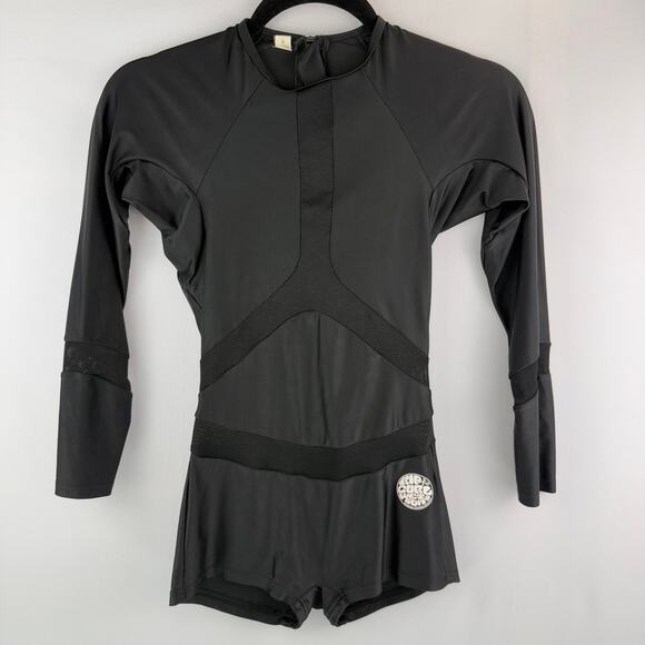 Rip Curl Boyleg Long Sleeve UV Surf Suit Rash Vest Size 4 - Picture 1 of 13